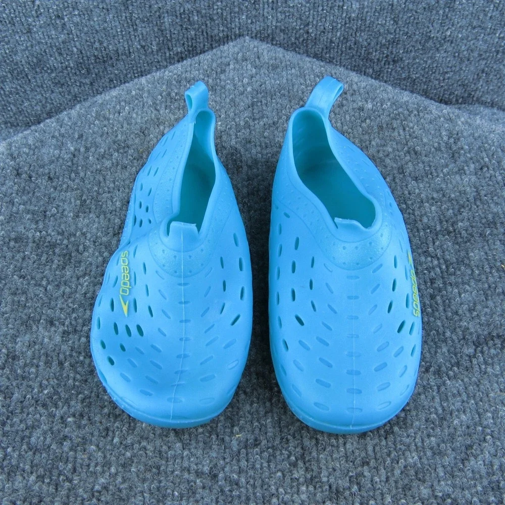 Speedo Toddler Girls Water Shoes Shoes Blue Synthetic Slip‎ On Size 9/10 Medium